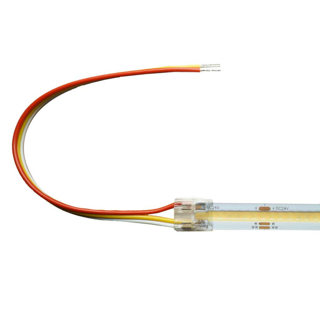 Emilum COB CCT LED-Streifen 15cm-Anschlusskabel, 3-polig, 10mm - Produktbild 2