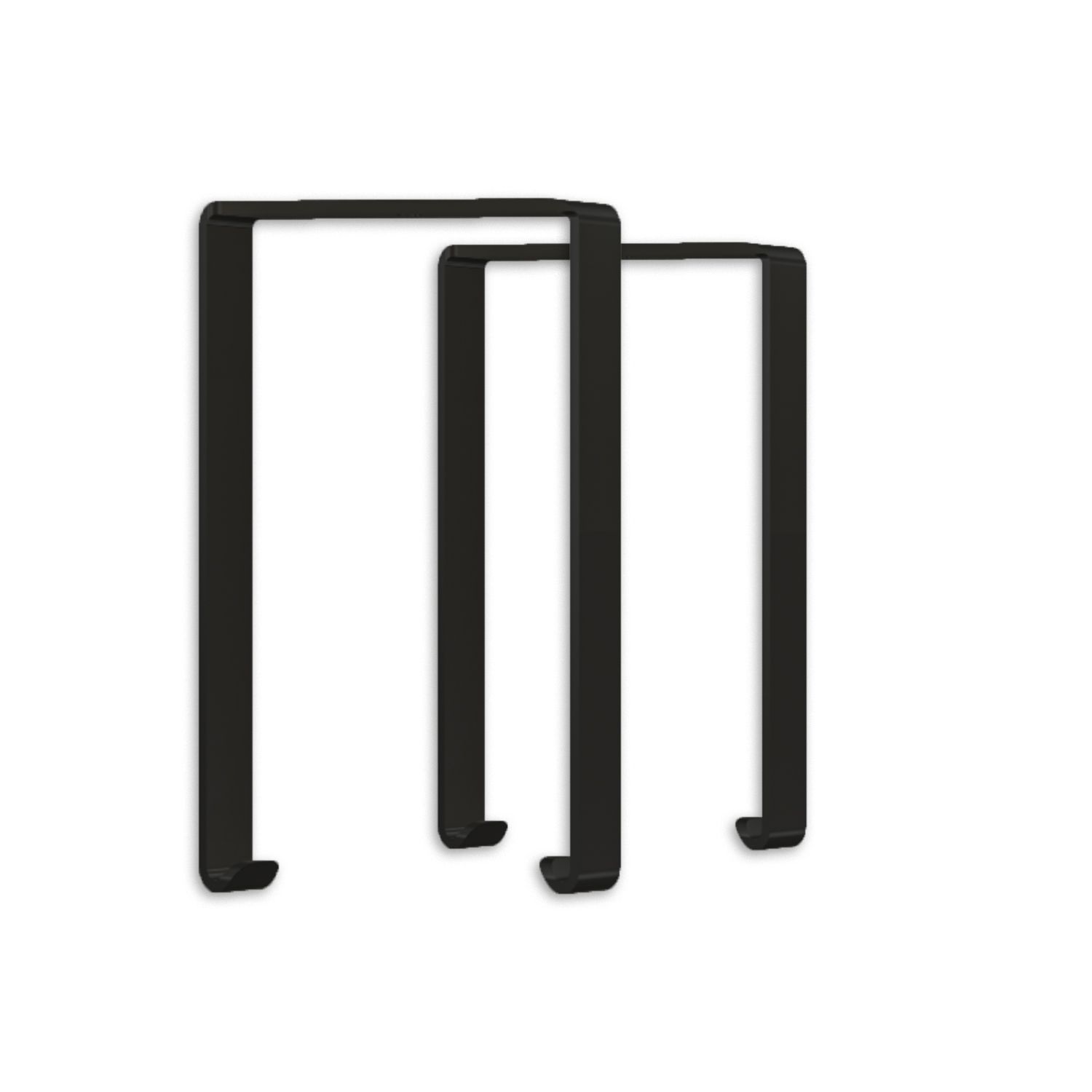 ISOLED Montagebügel Z64 für Leuchtenprofil HALON zur Deckenanbau-Montage, 2 STK, schwarz - 1