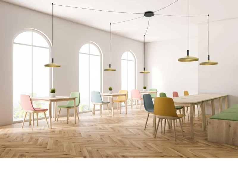 Molto Luce BALDACHIN MULTI 5x HORIZONTAL (weiß) - Produktbild 3
