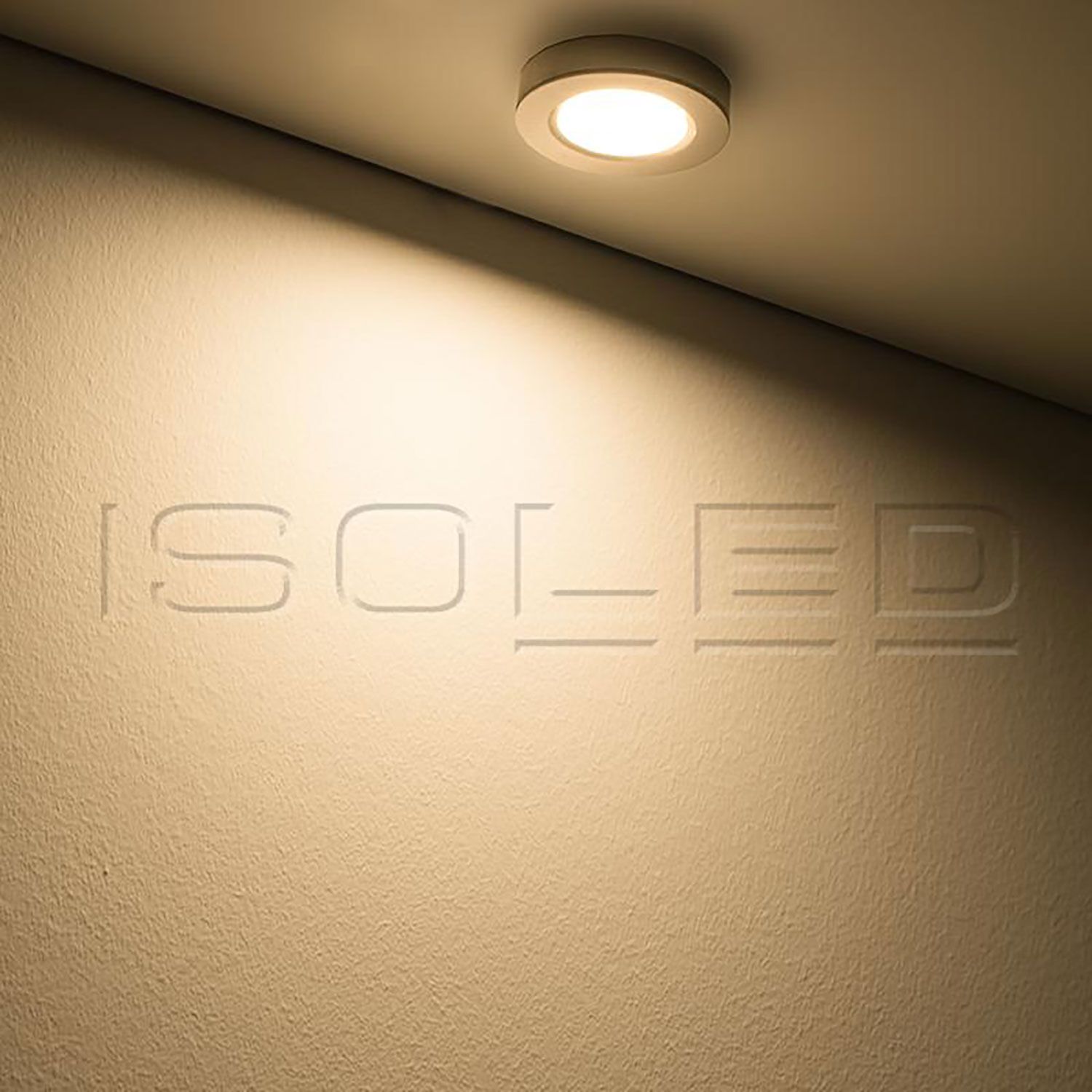 ISOLED LED Slim Ein- und Unterbauleuchte MiniAMP, silber, 3W, 12V DC, IP52, warmweiß, dimmbar - 4