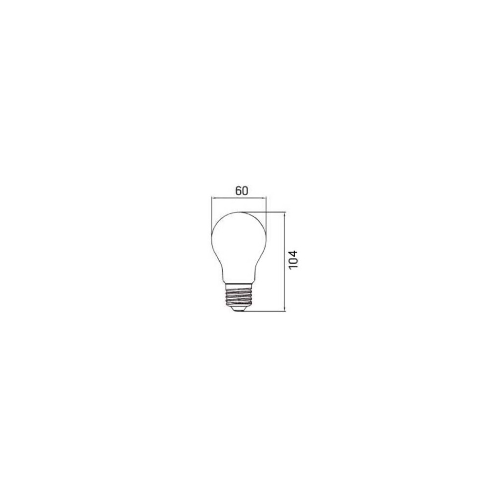 Emilum LED-Filament 24V, 8W, 2700K, E27 - Produktbild 4