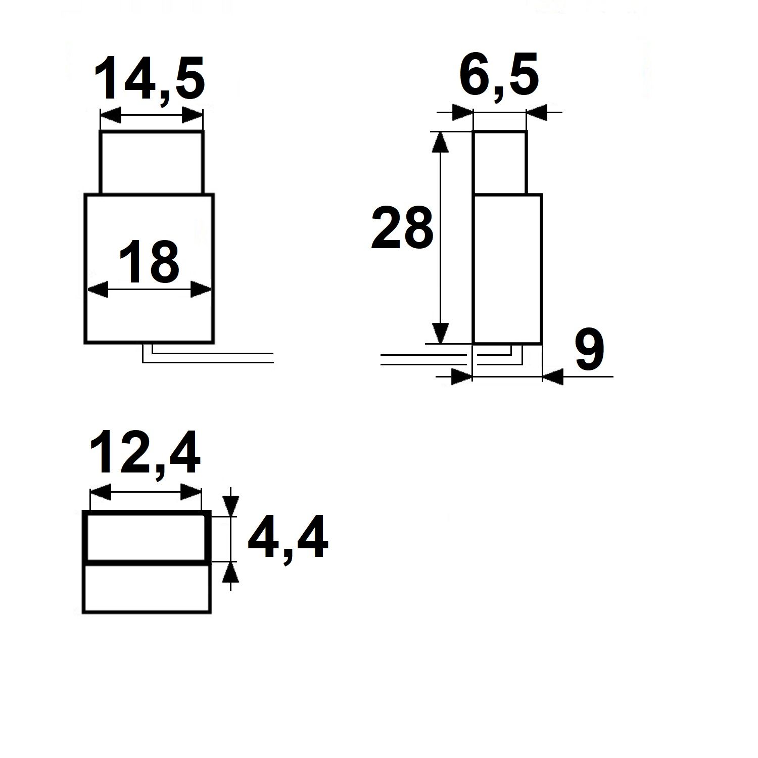ISOLED Kontakt-Kabelanschluss 200cm O1-212 für 2-pol. IP68 Flexstripes mit Breite 12mm und Pitch >8mm - 2