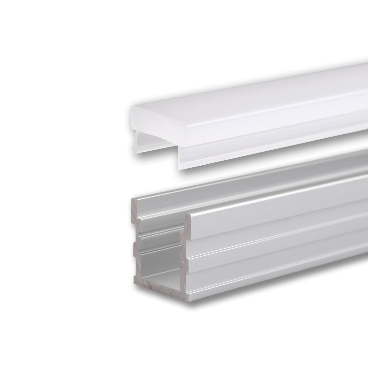 ISOLED LED Profil GROUND-OUT16, befahrbar, Aluminium eloxiert, 200cm, inkl. Abdeckung opal ISOLED LED Profil GROUND-OUT16, befahrbar, Aluminium eloxiert, 200cm, inkl. Abdeckung opal - 1