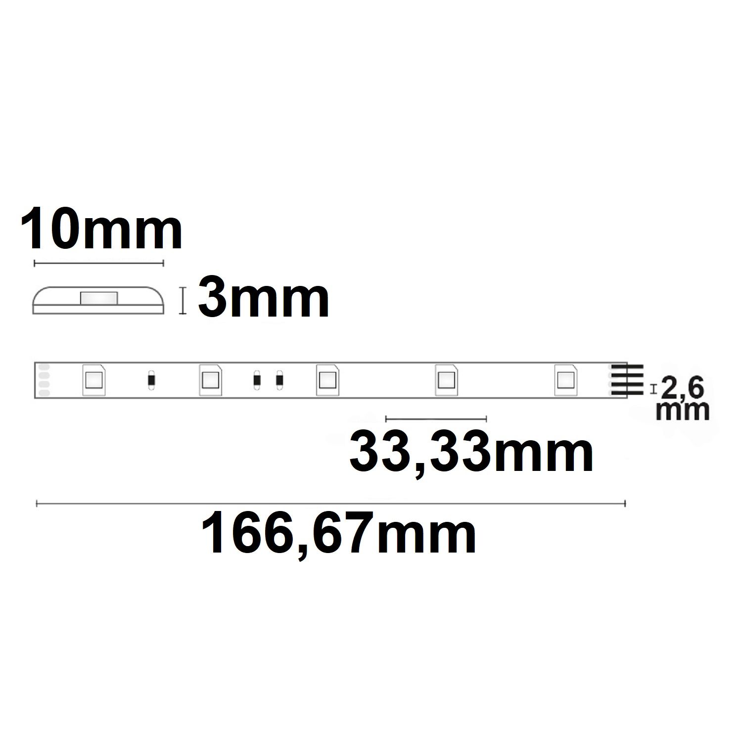 ISOLED LED SIL-RGB Flexband, 24V DC, 7,2W, IP66, 5m Rolle, 30 LED/m - 3