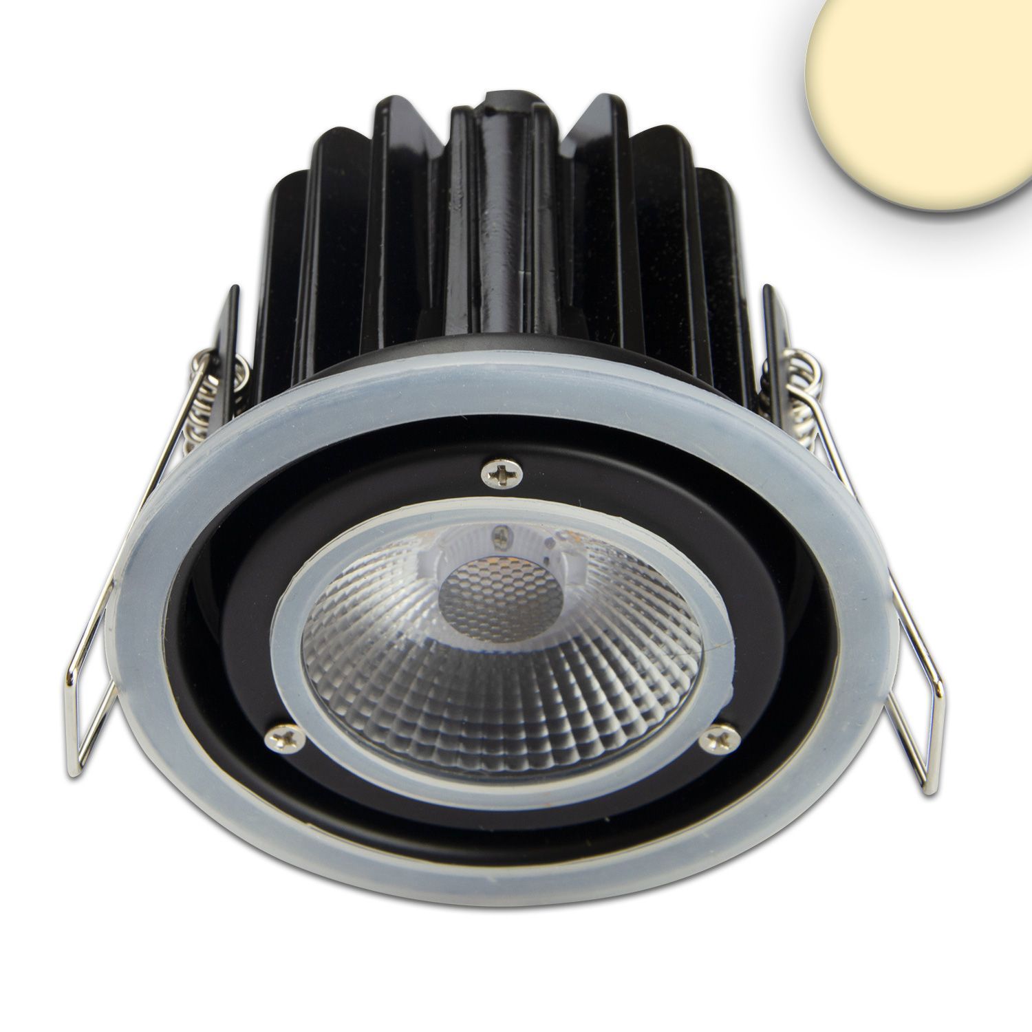 ISOLED LED Einbaustrahler Sys-68 MiniAMP, 8W, 24V DC, 3000K, dimmbar (exkl. Cover) ISOLED LED Einbaustrahler Sys-68 MiniAMP, 8W, 24V DC, 3000K, dimmbar (exkl. Cover) - 1