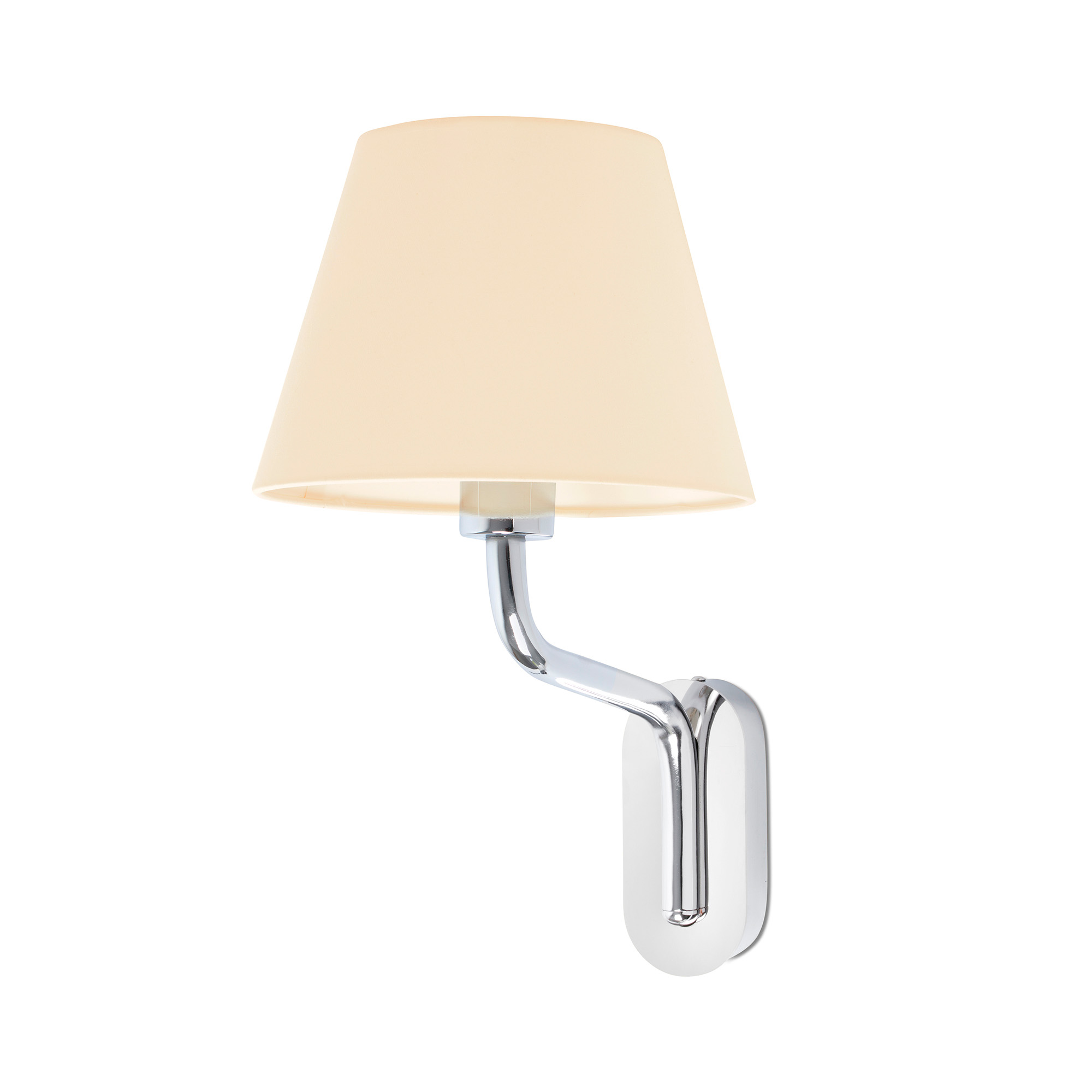 Faro ETERNA Wandleuchte chrom/beige Faro ETERNA Wandleuchte chrom/beige - Produktbild 1