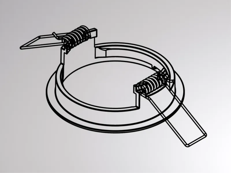 Molto Luce BLIND SPOT EINBAURAHMEN (weiß) Molto Luce BLIND SPOT EINBAURAHMEN (weiß) - Produktbild 1