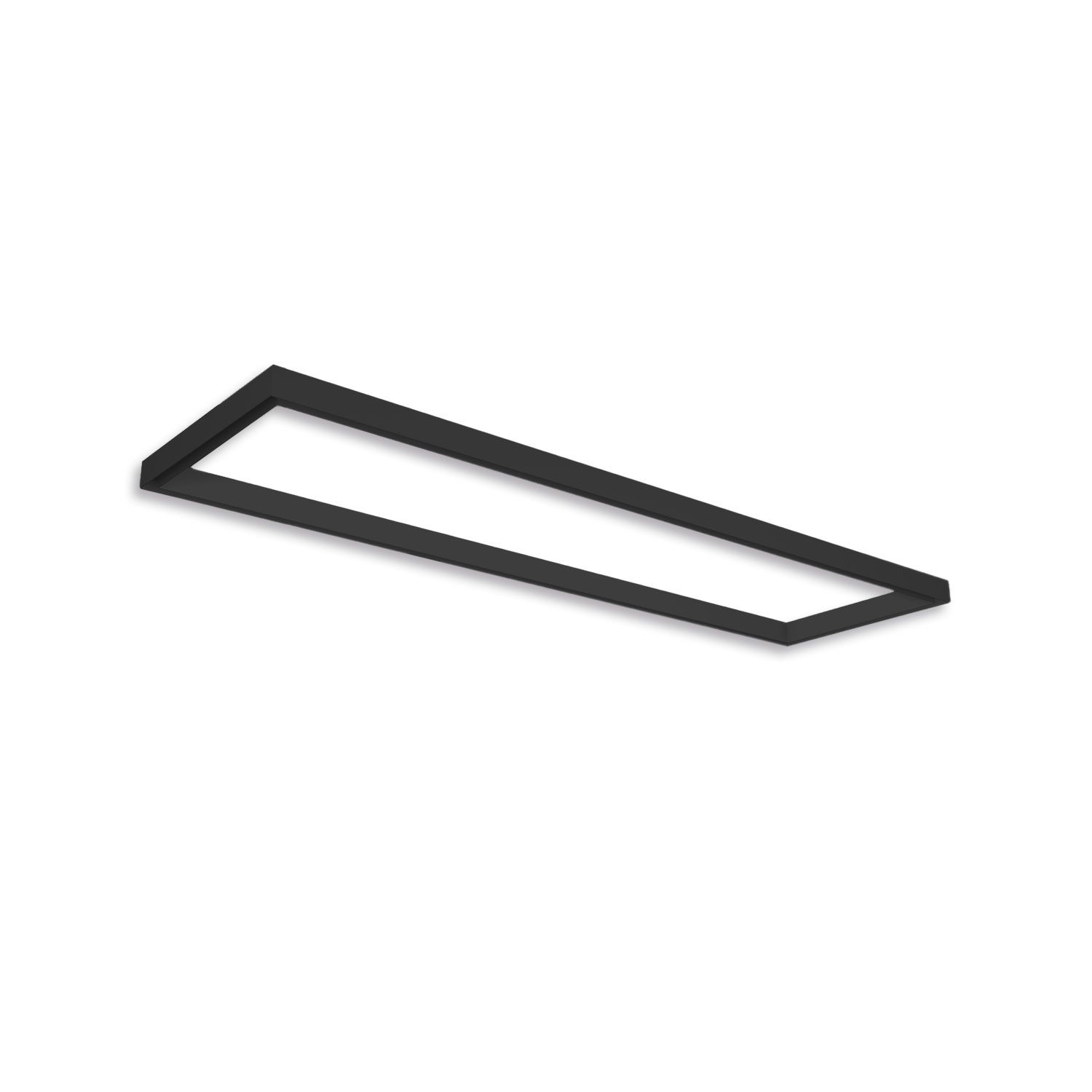 ISOLED Track48 Leuchtenrahmen H50, Innenformat 320x1500mm, schwarz, exkl. Trafo, exkl. Montageclip/Seilabh. - 2