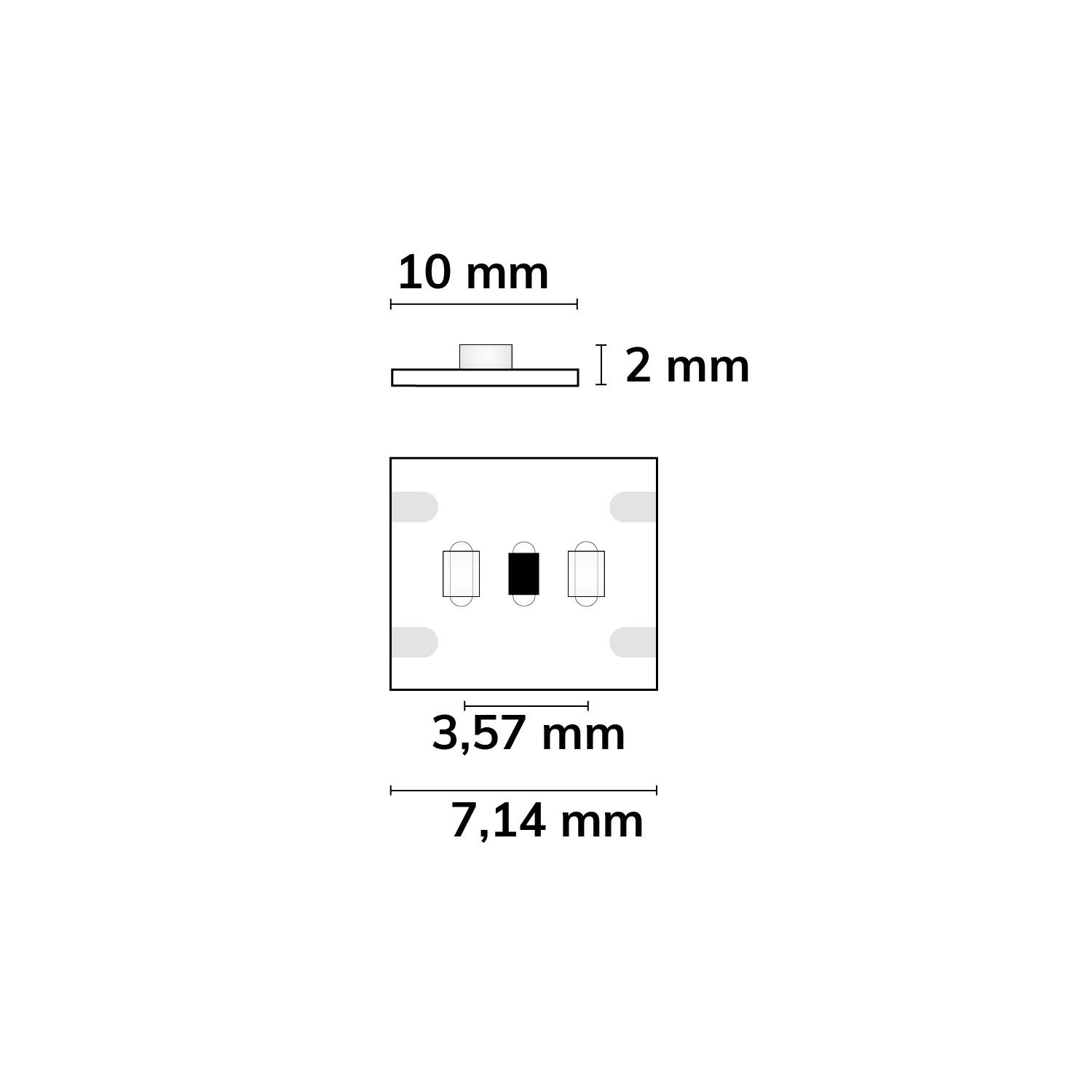 ISOLED LED CRI930 Linear10 Flexband, 24V DC, 15W, IP20, 3000K, 20m Rolle, 280 LED/m - 3