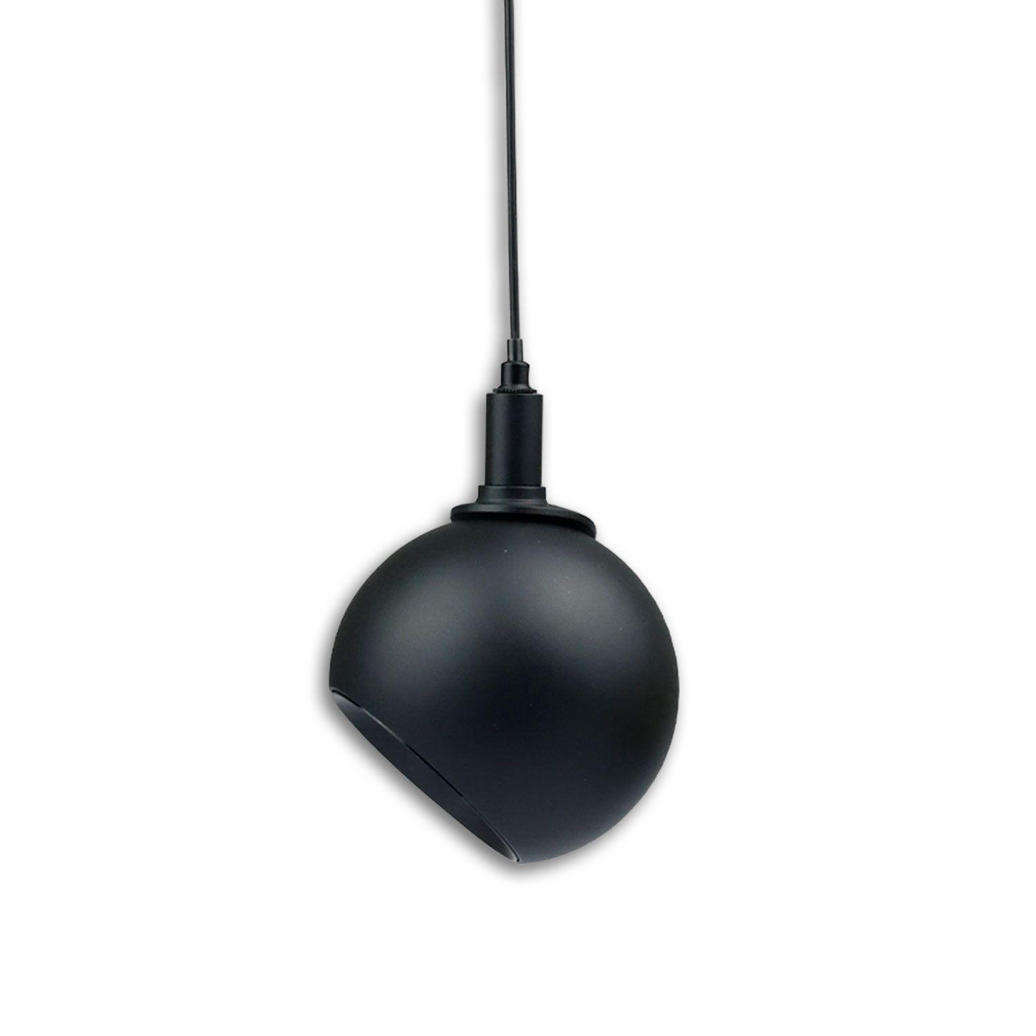 ISOLED Track48 Hängeleuchte Ball Fokus schwarz, 12W, 60°, 48V DC, 3000K, CRI90 - 3