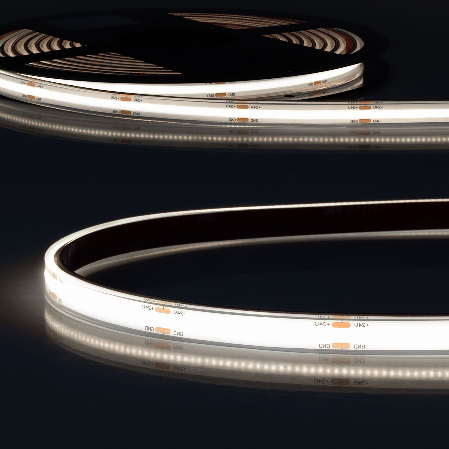 ISOLED LED AQUA COB940 Linear Flexband, 24V DC, 8W, IP68, 4000K, 5m Rolle, 480 LED/m - 1