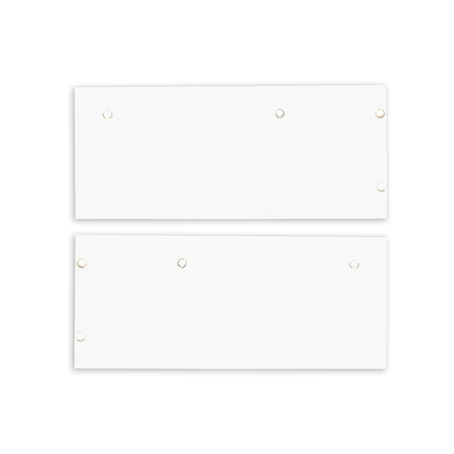ISOLED Endkappe Alu EC129 für Curtain10 DOUBLE mit VISOR, 1 Paar (links & rechts), weiß ISOLED Endkappe Alu EC129 für Curtain10 DOUBLE mit VISOR, 1 Paar (links & rechts), weiß - 1