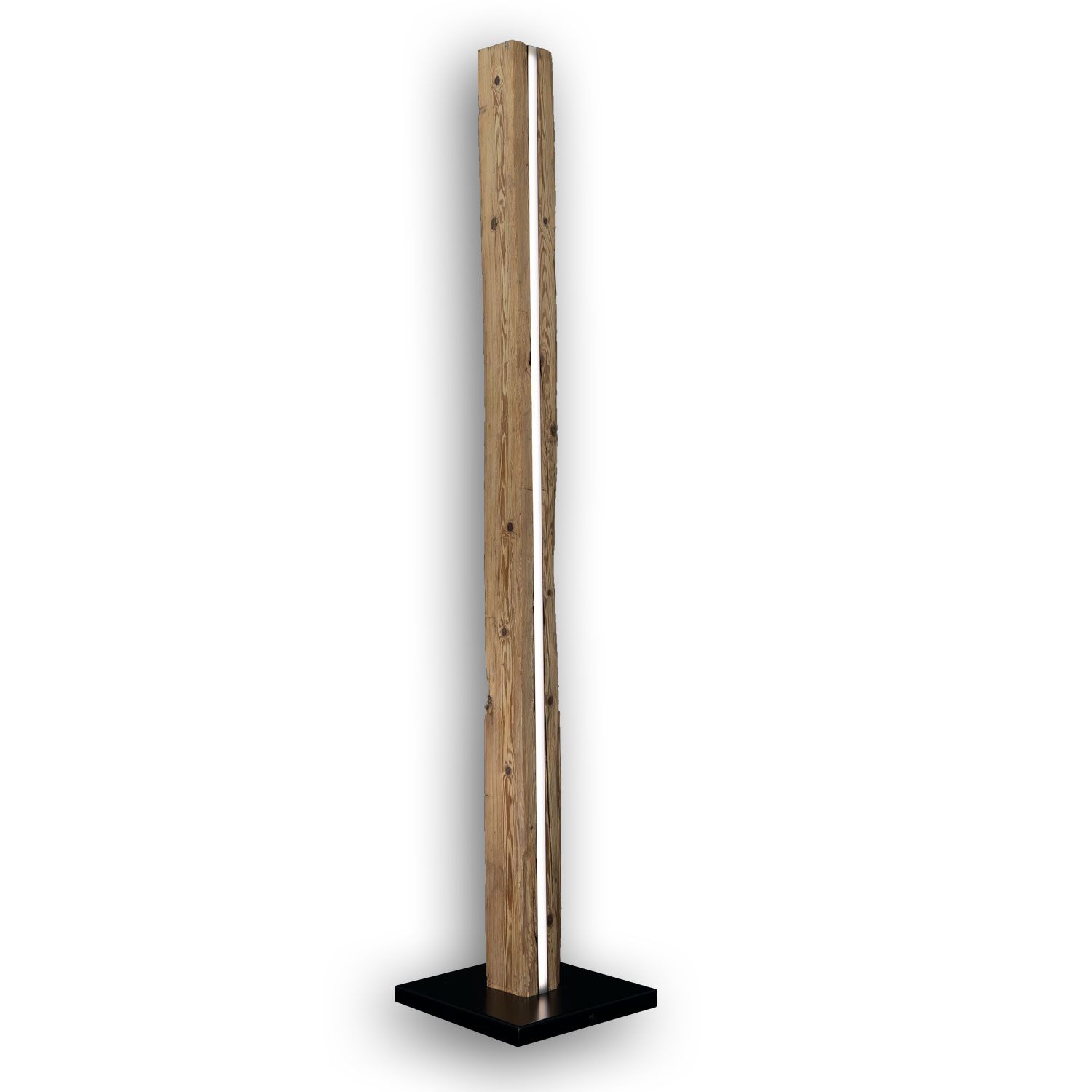 ISOLED LED WÜDSCHNAU HOIZ Altholz Stehleuchte 200cm - MUSTERARTIKEL - 1