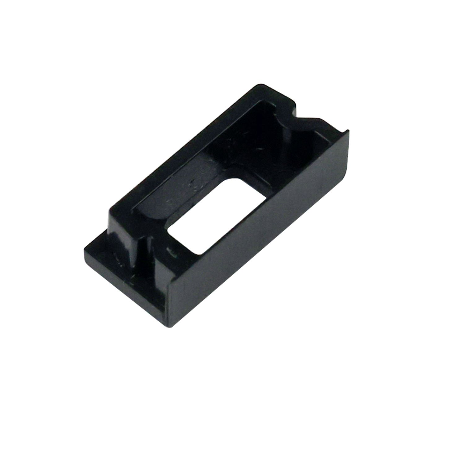 ISOLED Endkappe EC76B schwarz für Profil PURE14 S mit Kabeldurchführung, 1 STK - 2