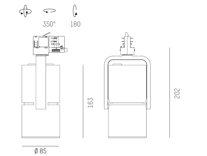 Molto Luce 2 GO TRACK (weiß) - Produktbild 2