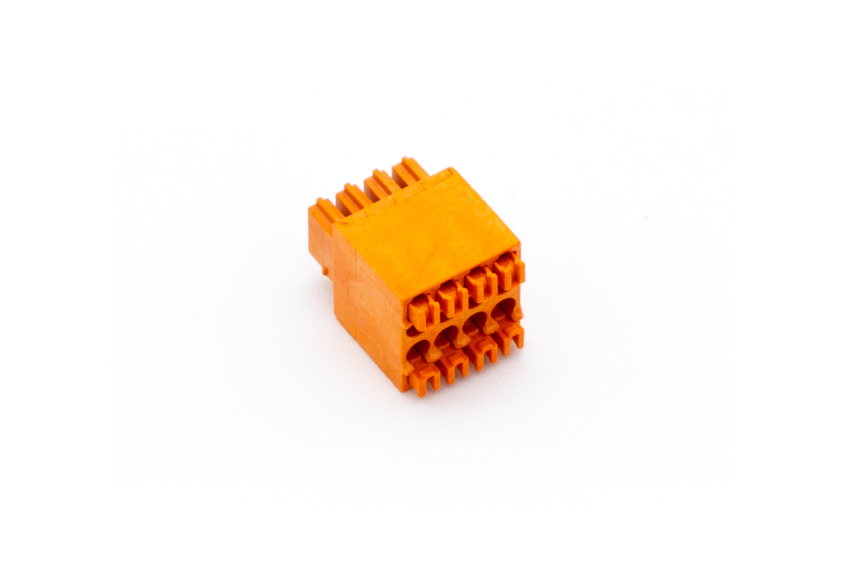 Loxone Push-Steckklemme Orange 2x4fach - Produktbild 2
