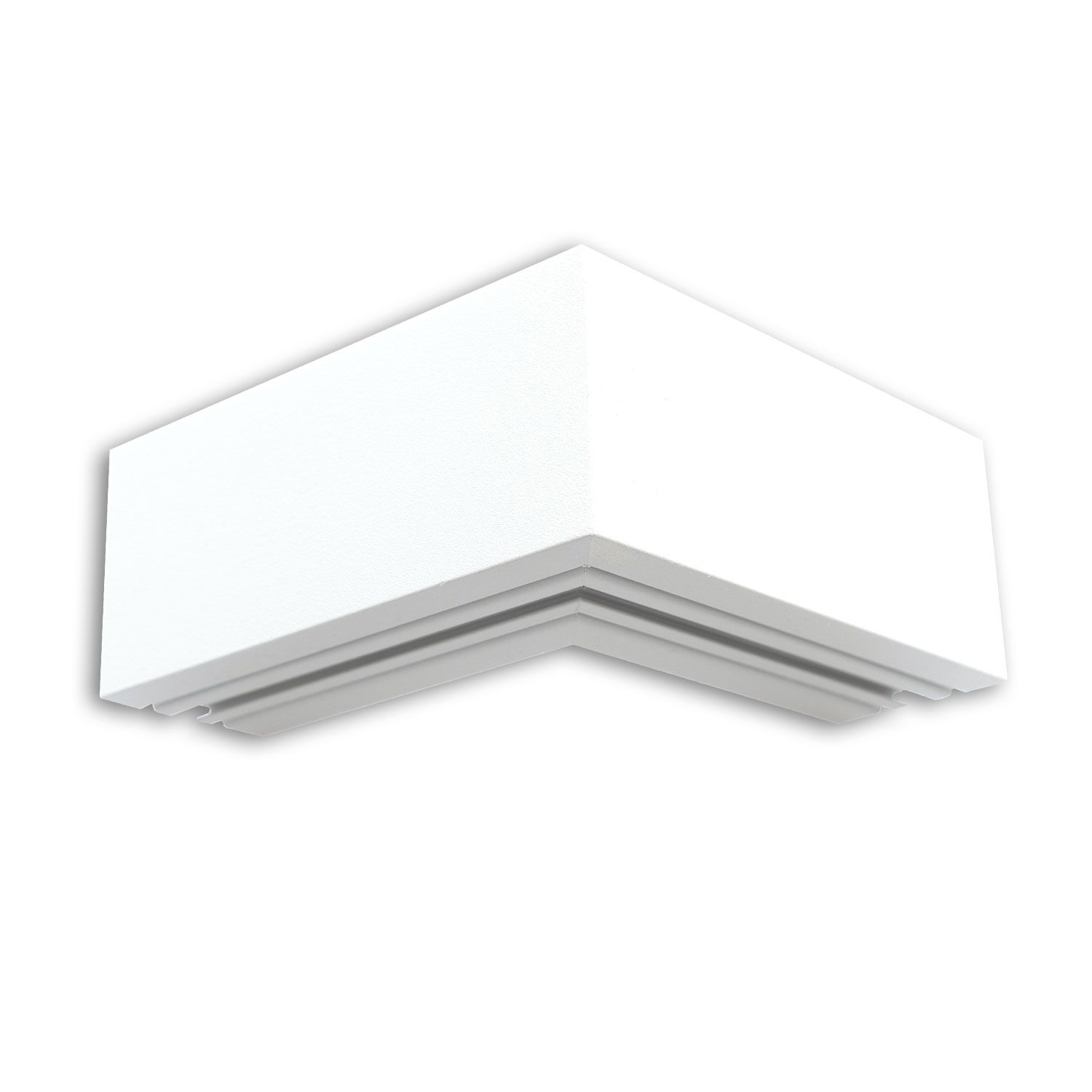 ISOLED LAMP30V1 90° Eck, geschweißt, 120x120mm, weiß RAL 9003, exkl. Cover - 4