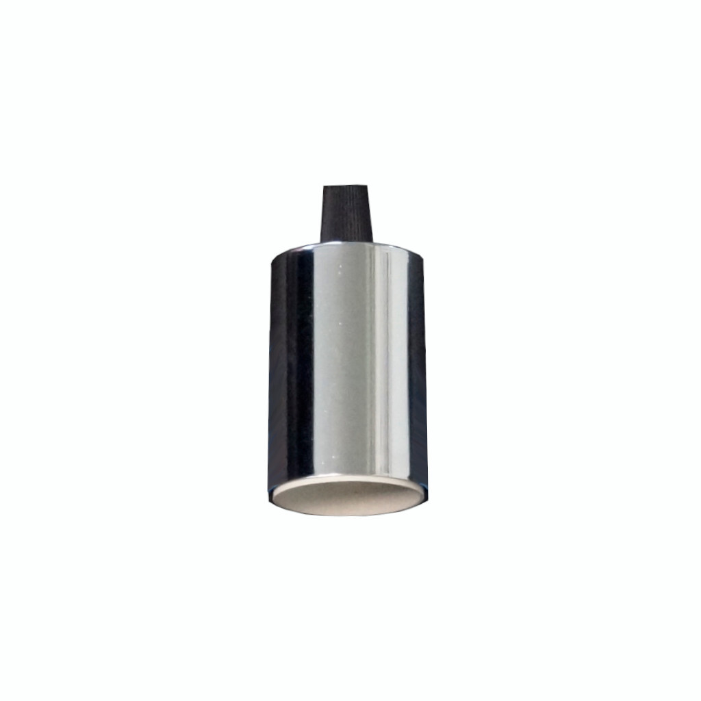 Emilum Schnurpendel mit Textilkabel, E27 Sockel Silber - Produktbild 3