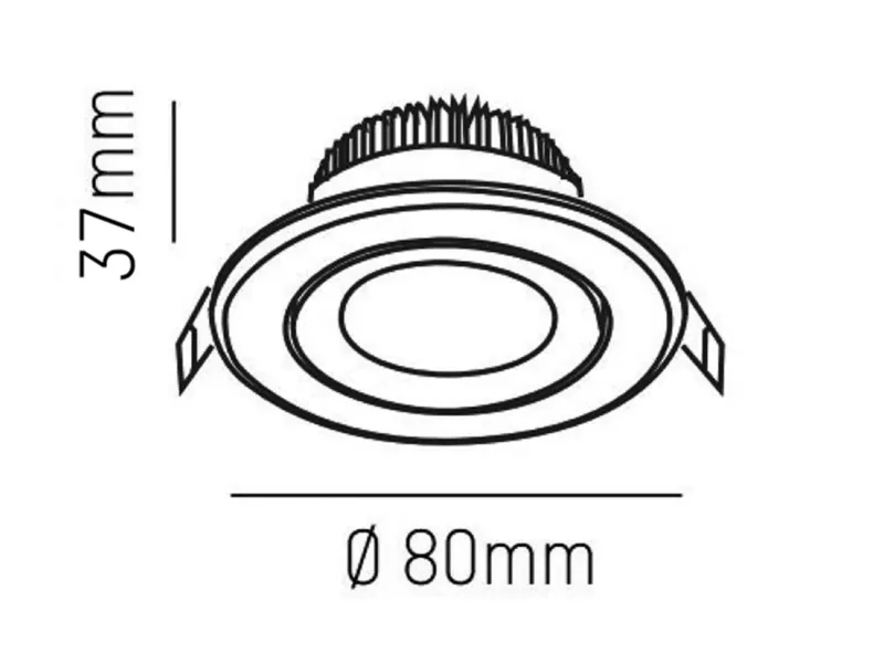 Molto Luce AGON ROUND (schwarz) - 2