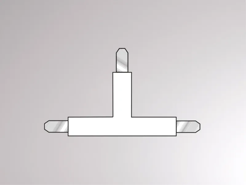 Molto Luce VOLARE T VERBINDER (weiß) Molto Luce VOLARE T VERBINDER (weiß) - Produktbild 1