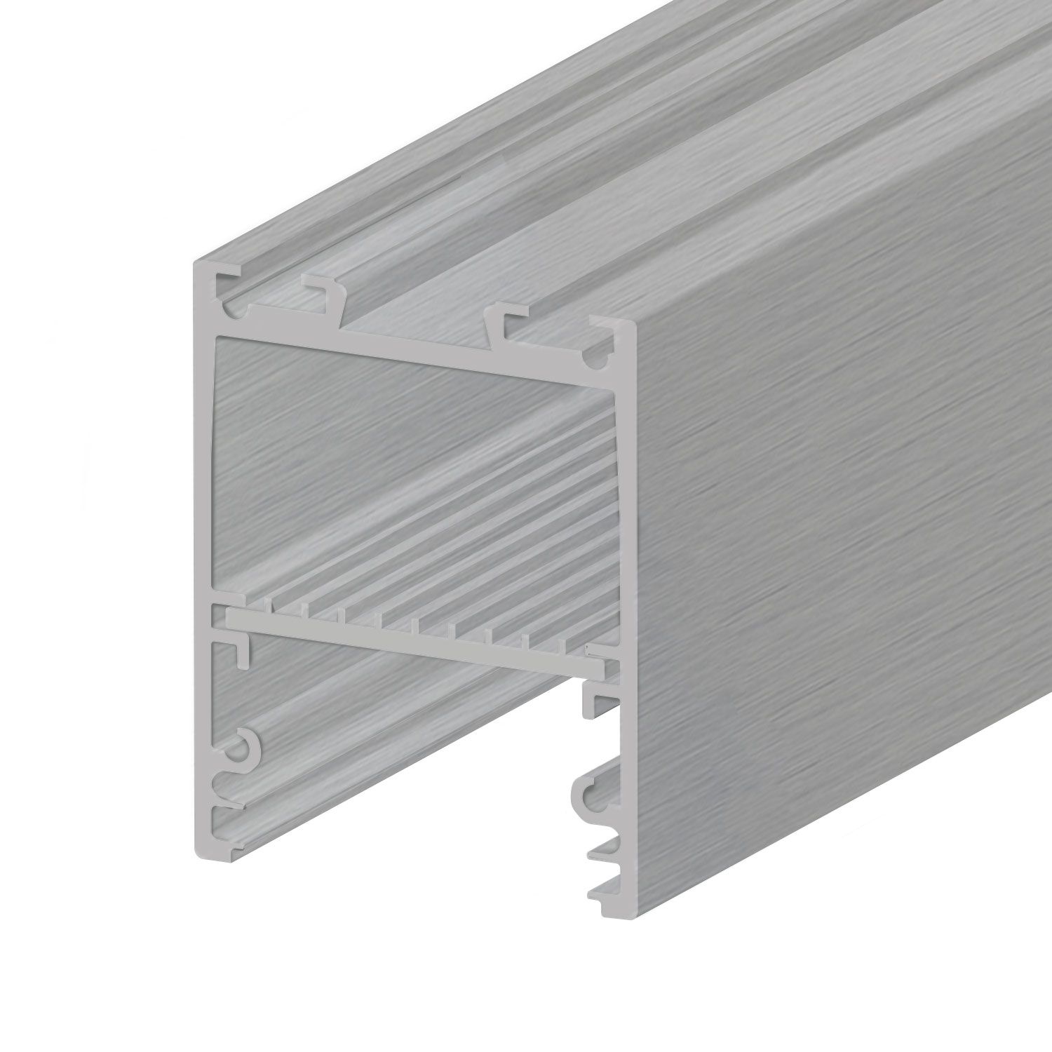 ISOLED LED Leuchtenprofil LAMP30 V2 Aluminium silber pulverbeschichtet, 200cm ISOLED LED Leuchtenprofil LAMP30 V2 Aluminium silber pulverbeschichtet, 200cm - 1