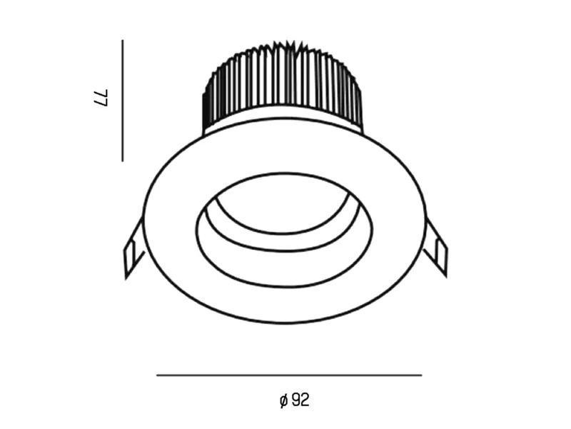 Molto Luce PONTOS ROUND (schwarz) - 2