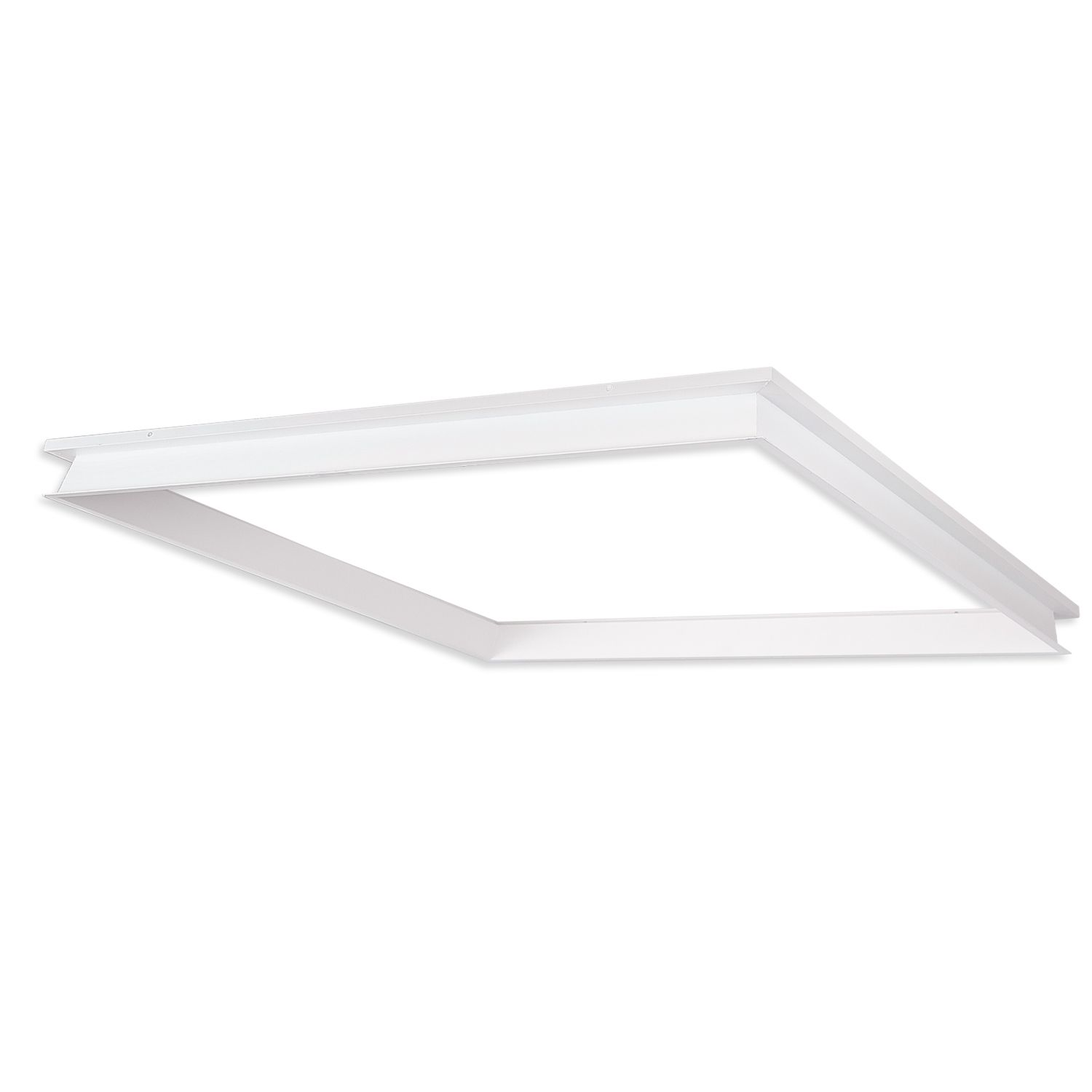 ISOLED Einlegerahmen rückversetzt weiß RAL 9016 für LED Panel 625x625 ISOLED Einlegerahmen rückversetzt weiß RAL 9016 für LED Panel 625x625 - 1