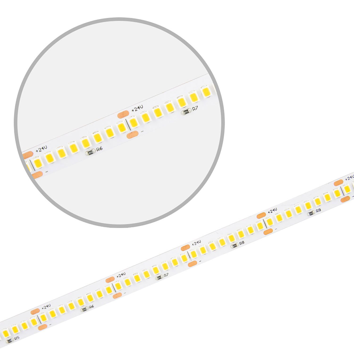 ISOLED LED HEQ930 Flexband High Bright, 24V DC, 32W, IP20, 3000K, 150 lm/W, 5m Rolle, 240 LED/m - 3