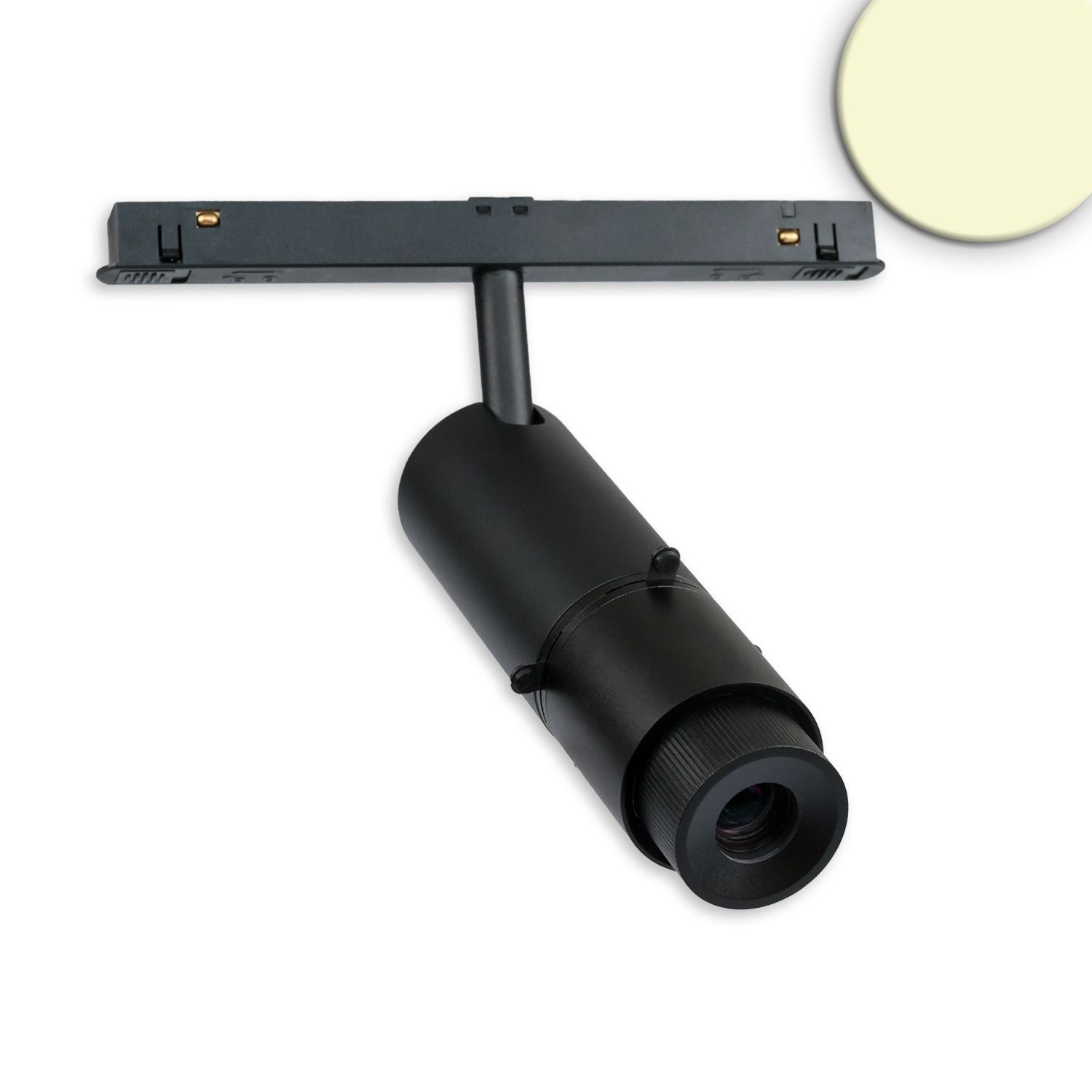 ISOLED Track48 Konturenstrahler SHAPE, 20W, 30°, schwarz, 4000K, CRI90, DALI dimmbar - 1
