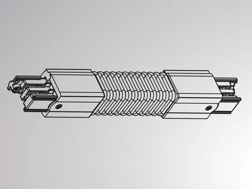 Molto Luce 3 PHASEN FLEXVERBINDER (weiß) - 1