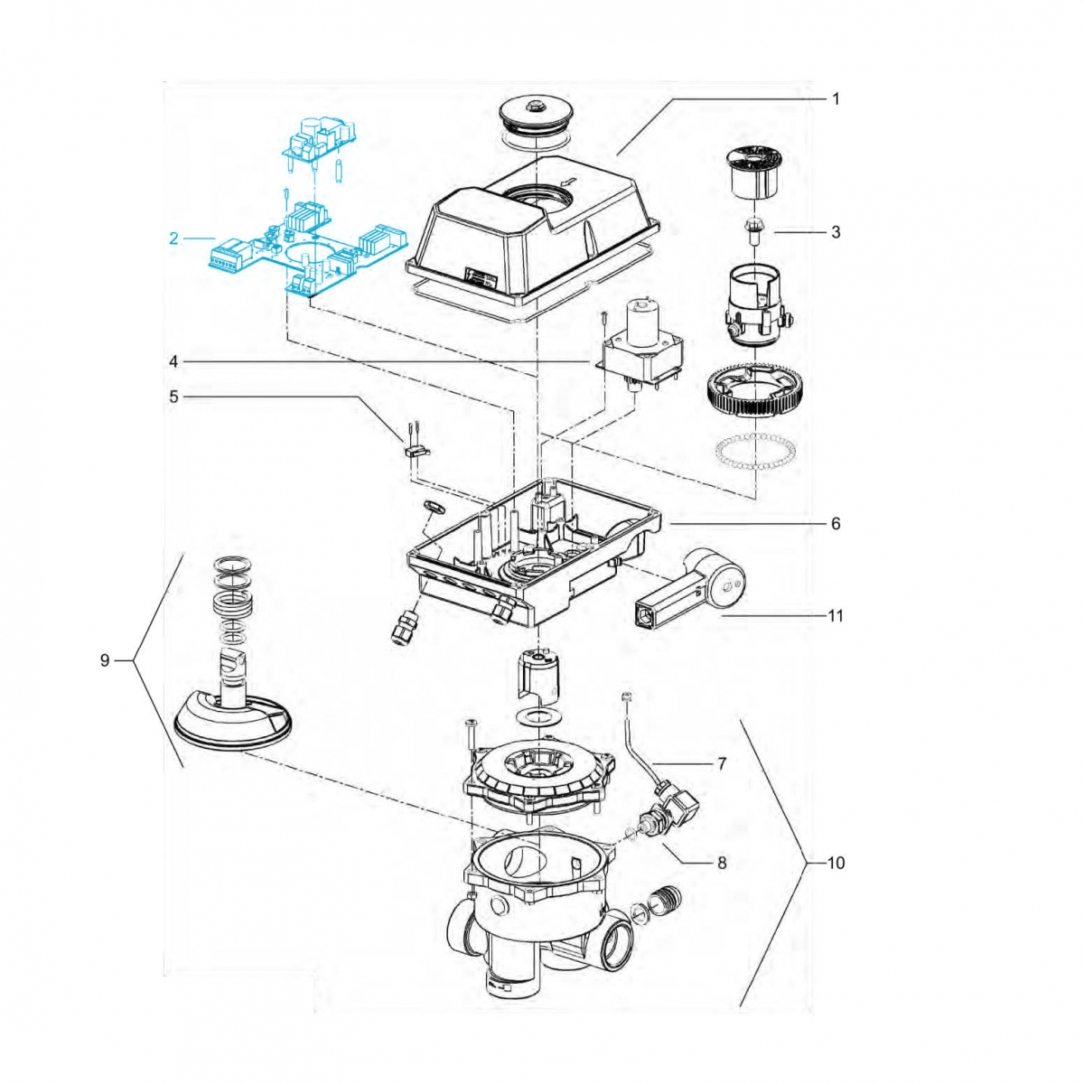 Ersatzteilset für Aquastar Loxone - Platine 230V - Produktbild 1