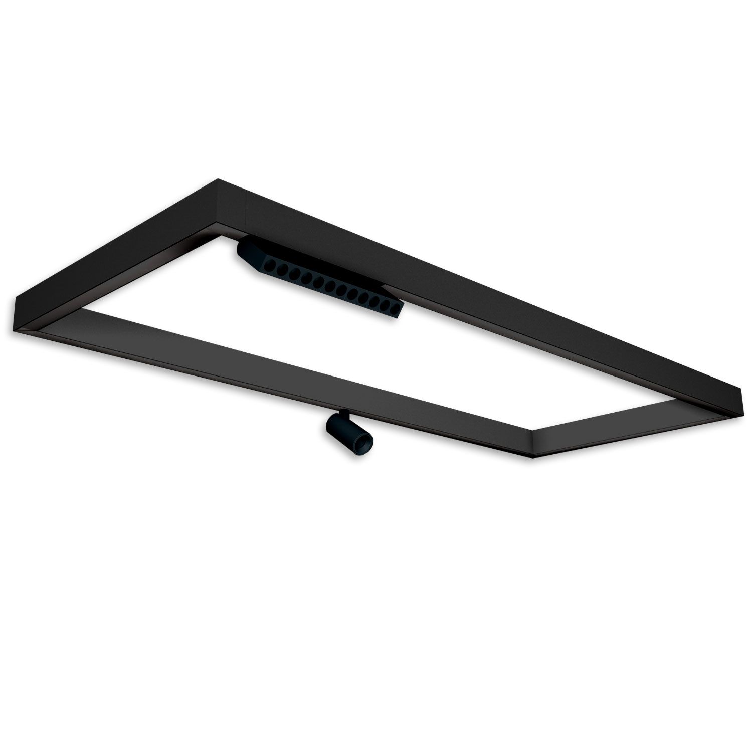 ISOLED Track48 Leuchtenrahmen H50, Innenformat 500x1192mm, schwarz, exkl. Trafo, exkl. Montageclip/Seilabh. - 5