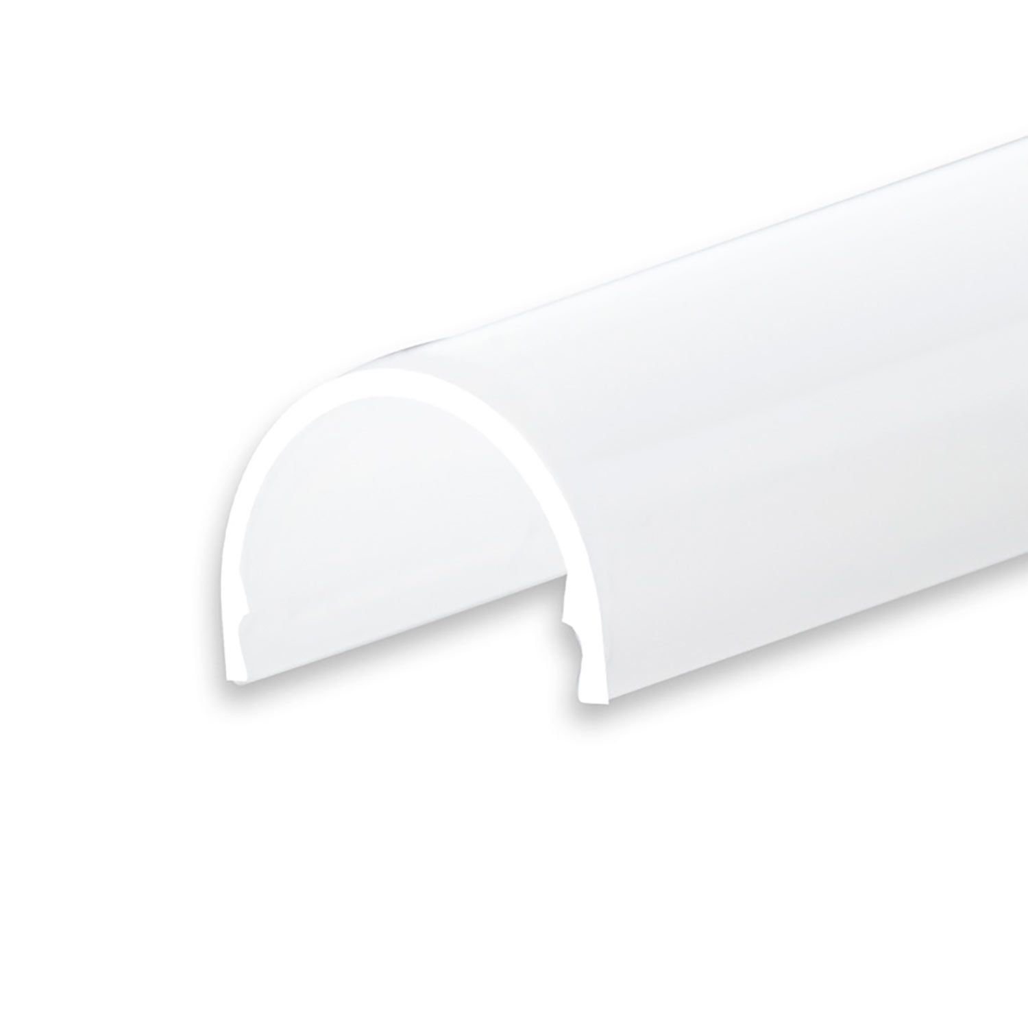 ISOLED Abdeckung COVER5 opal/satiniert 200cm für Profil SURF12 RAIL/BORDERLESS (FLAT) - 1