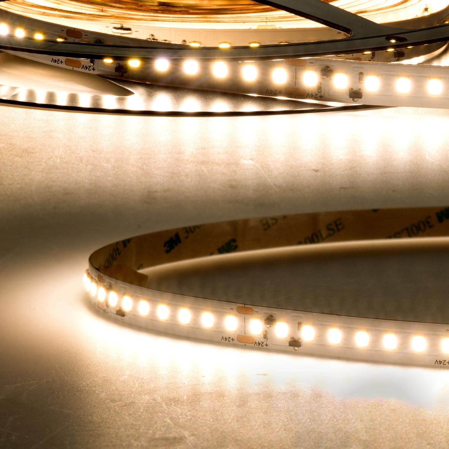 ISOLED LED CRI830 High-Lumen CC Flexband, 24V DC, 21W, IP20, 3000K, 150 lm/W, 5m Rolle, 140 LED/m - 1