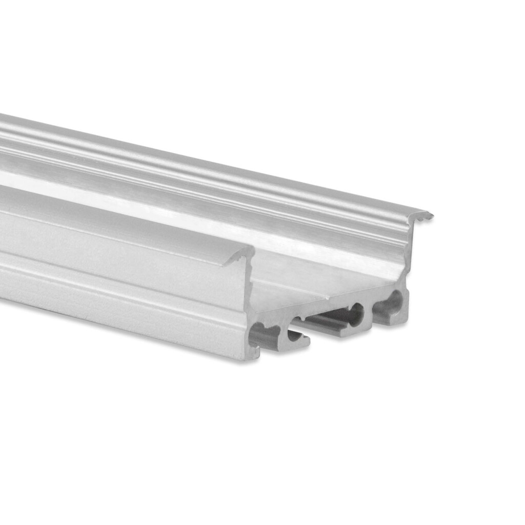 Emilum PN5 LED EINBAU-Profil 200 cm, flach, LED Stripes max. 20 mm - 1