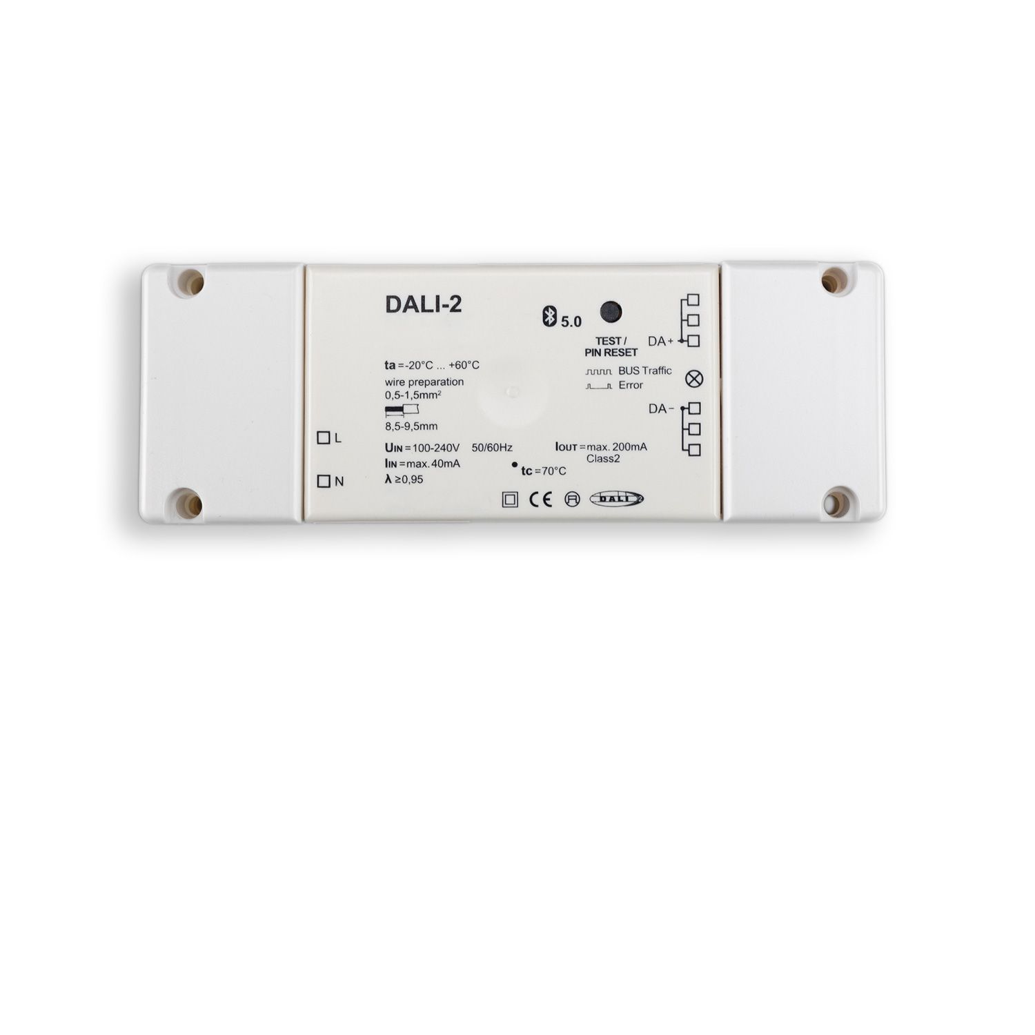 ISOLED DALI-2 Interface Bluetooth 5.0 Master-Controller inkl. App + 250mA DALI PS, 100-240V AC - 4