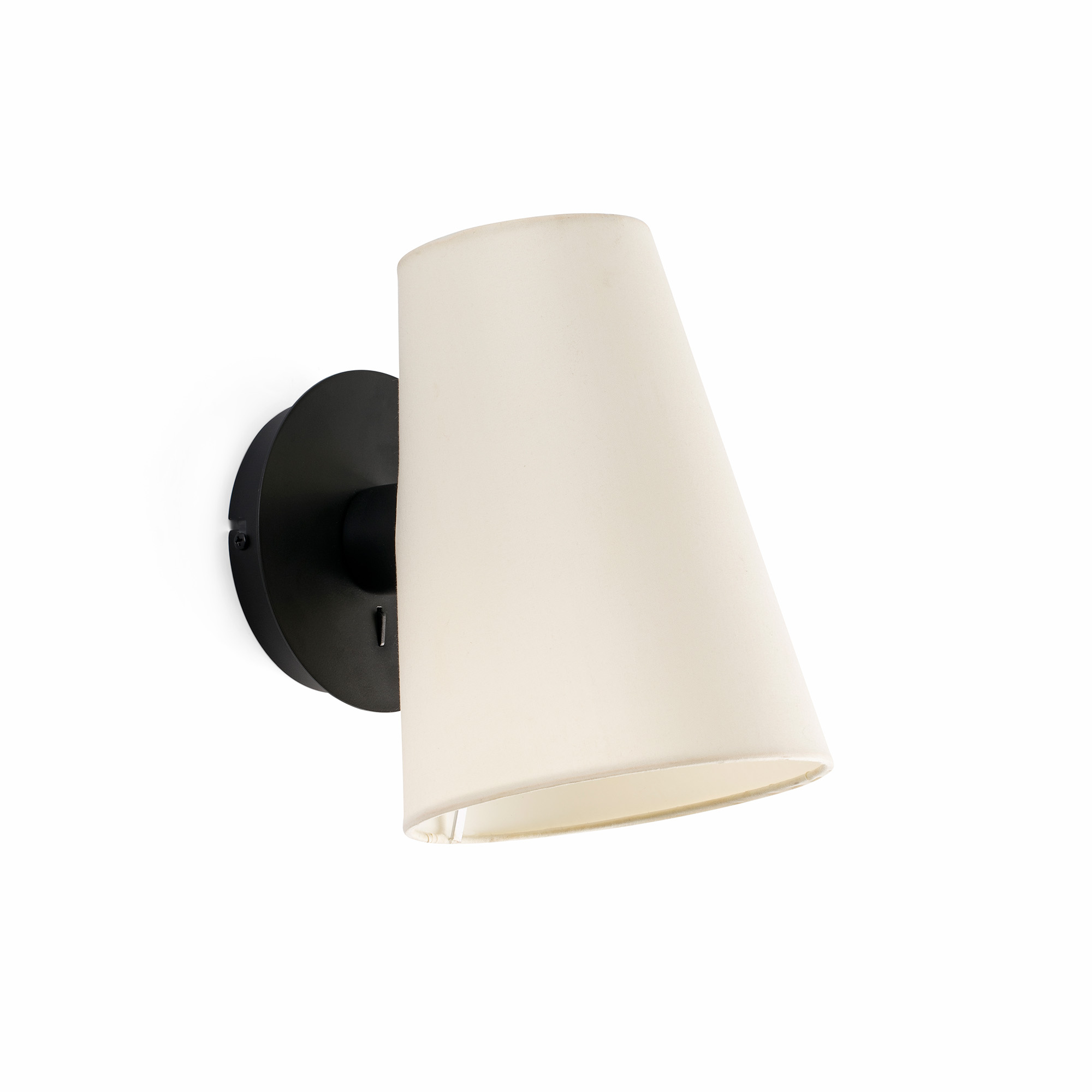 Faro LUPE Schwarz/Beige Wandleuchte - Produktbild 1