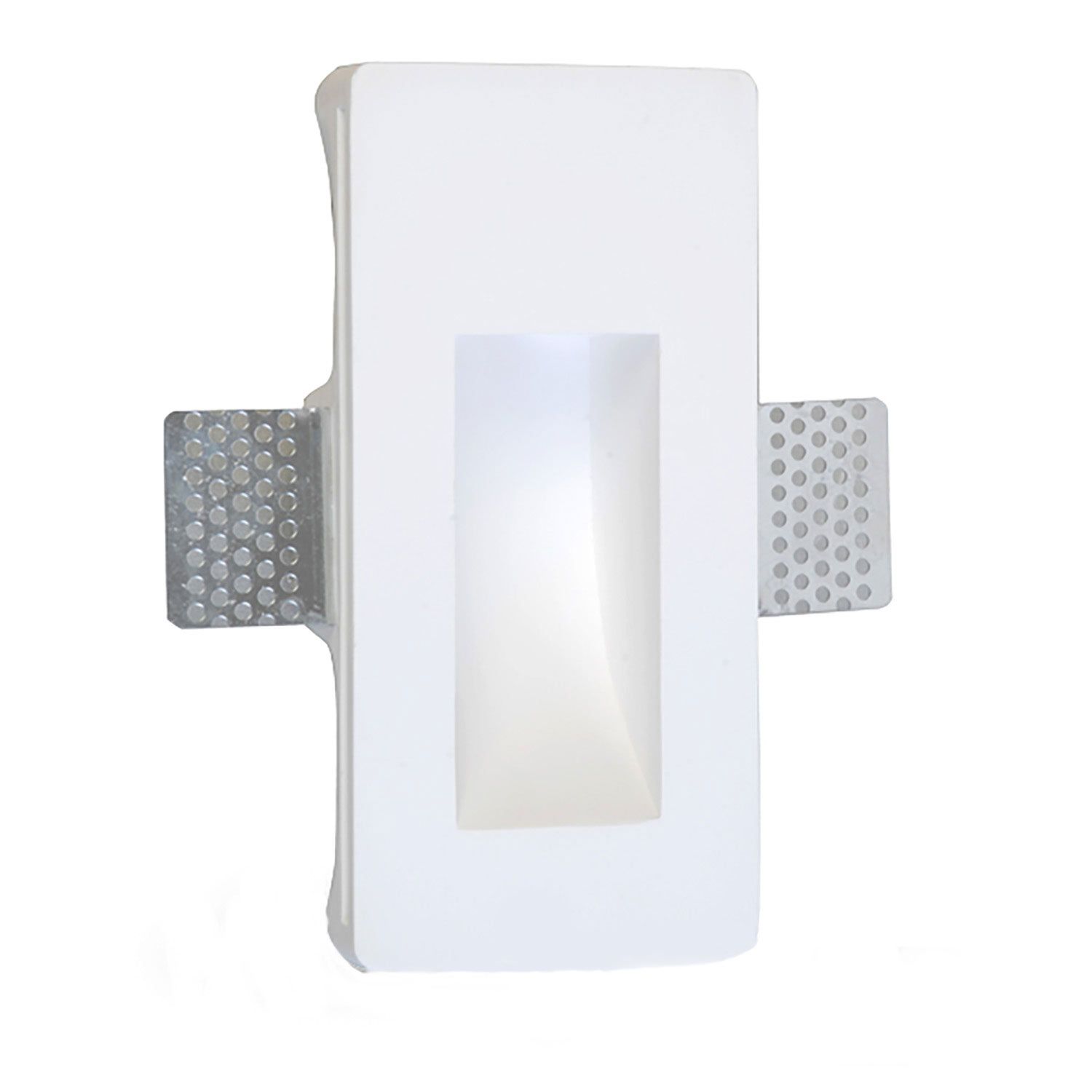 ISOLED Gips Wand-Einbauleuchte, länglich, MR11/G4, kleine Bauform - 1