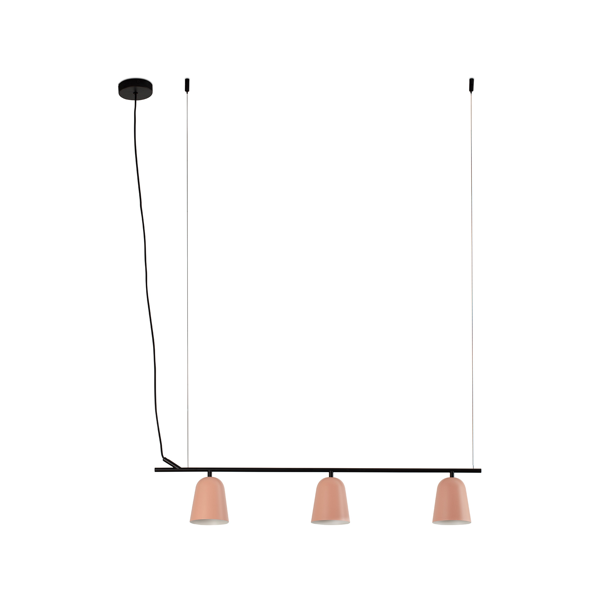 Faro STUDIO Lineal Lineare Hängeleuchte rosa - 1