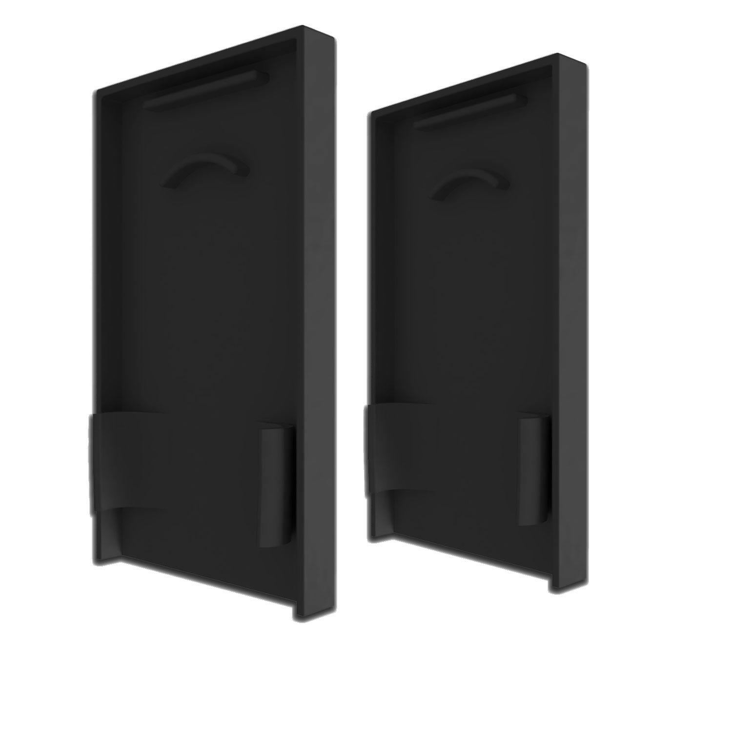 ISOLED Endkappe EC125 mit Lichtfalle, schwarz für LAMP30 V1 + V2 mit U-Cover C68, 2 Stück ISOLED Endkappe EC125 mit Lichtfalle, schwarz für LAMP30 V1 + V2 mit U-Cover C68, 2 Stück - 1