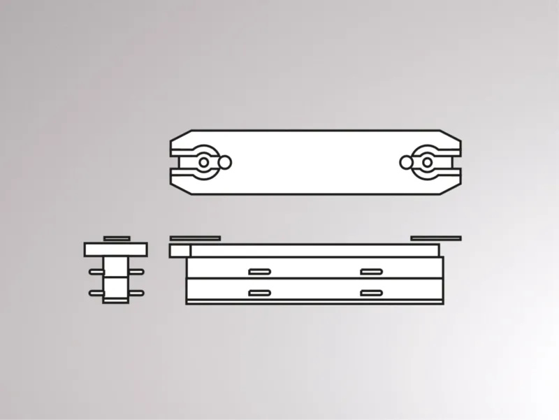 Molto Luce VOLARE LINEARVERBINDER (chrom) Molto Luce VOLARE LINEARVERBINDER (chrom) - Produktbild 1