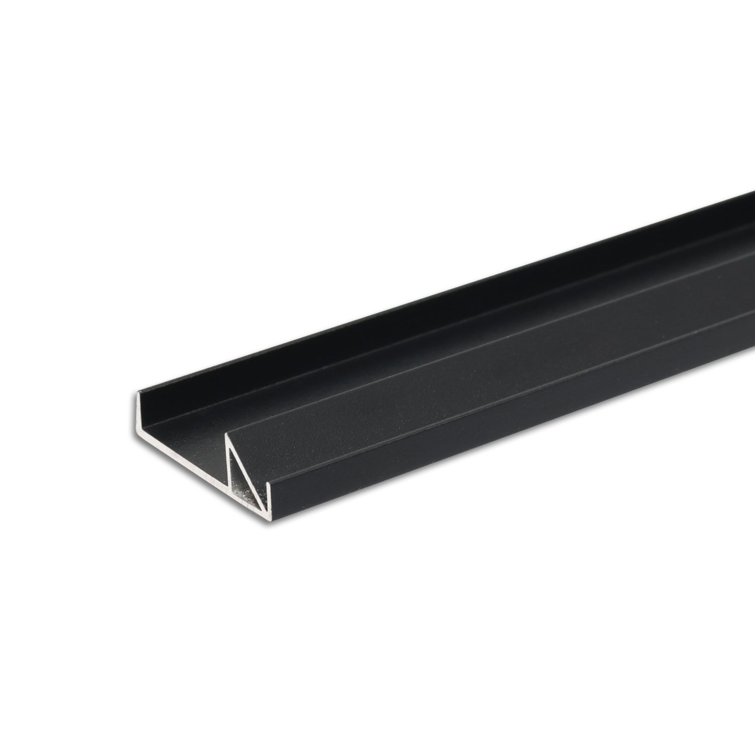 ISOLED LED Regalkantenprofil FURNIT10 SHELF, 19mm, Aluminium, schwarz, RAL9005 - 1