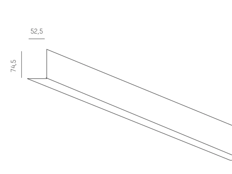 Molto Luce THE LINE LINEARVERBINDER (satiniert) - 2