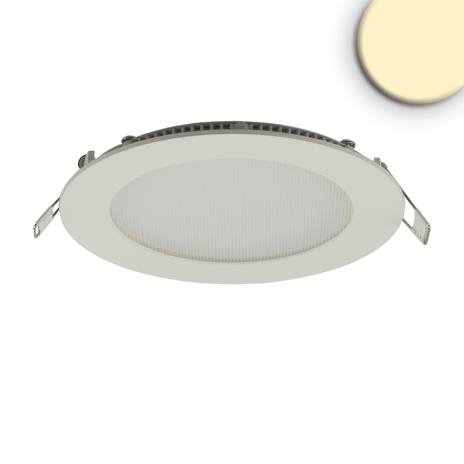 ISOLED LED Downlight, 9W, rund, ultraflach, blendungsreduziert, weiß, warmweiß, dimmbar CRI90 ISOLED LED Downlight, 9W, rund, ultraflach, blendungsreduziert, weiß, warmweiß, dimmbar CRI90 - 1