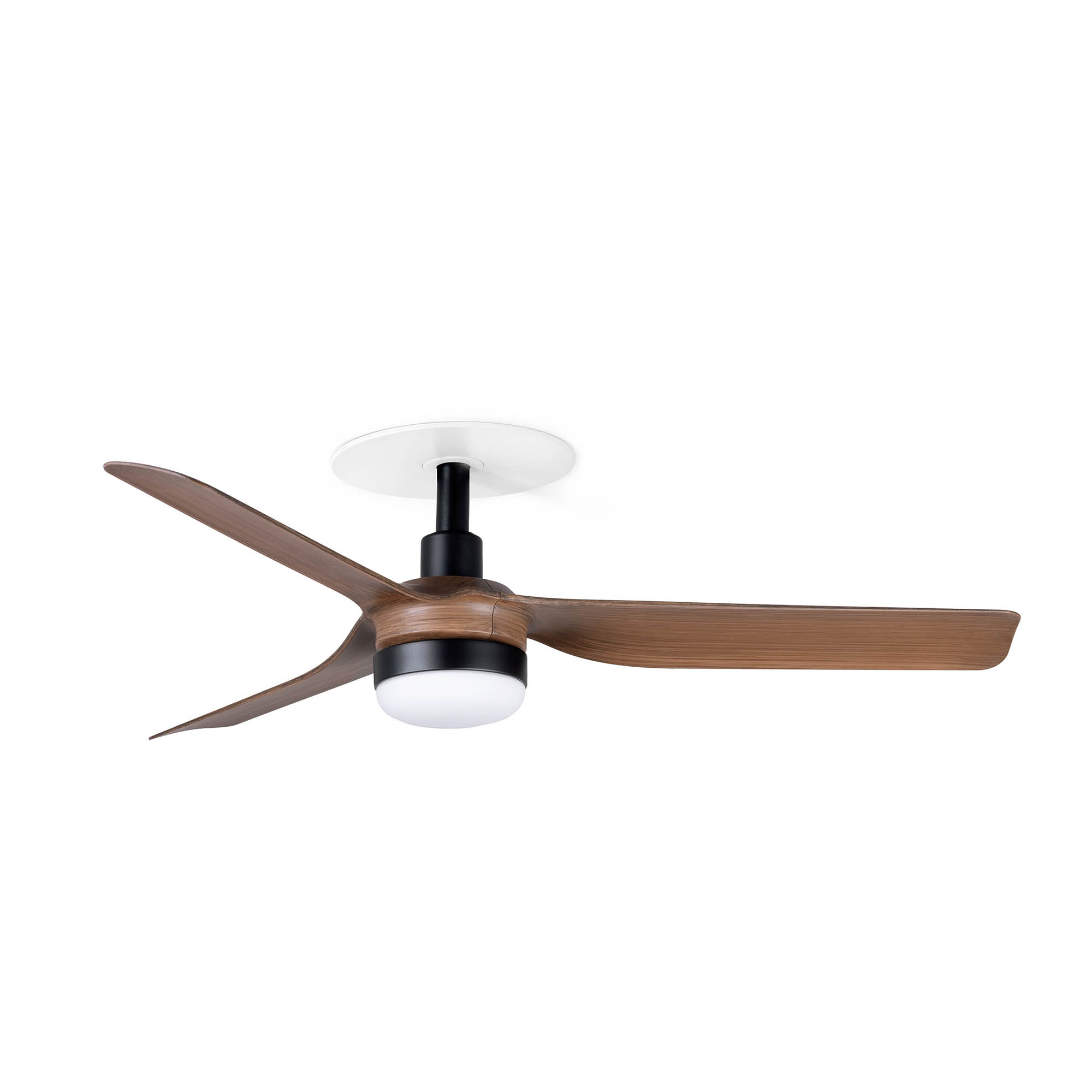Faro MINI PUNT RECESSED S Ventilator schwarz/Nussbaum 20W SWT - Produktbild 1