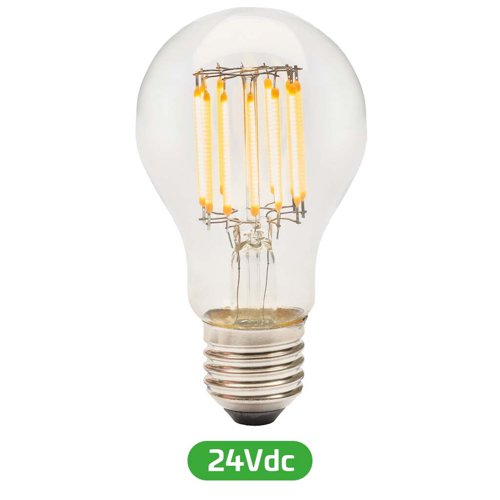 Emilum LED-Filament 24V, 8W, 2700K, E27 - Produktbild 2