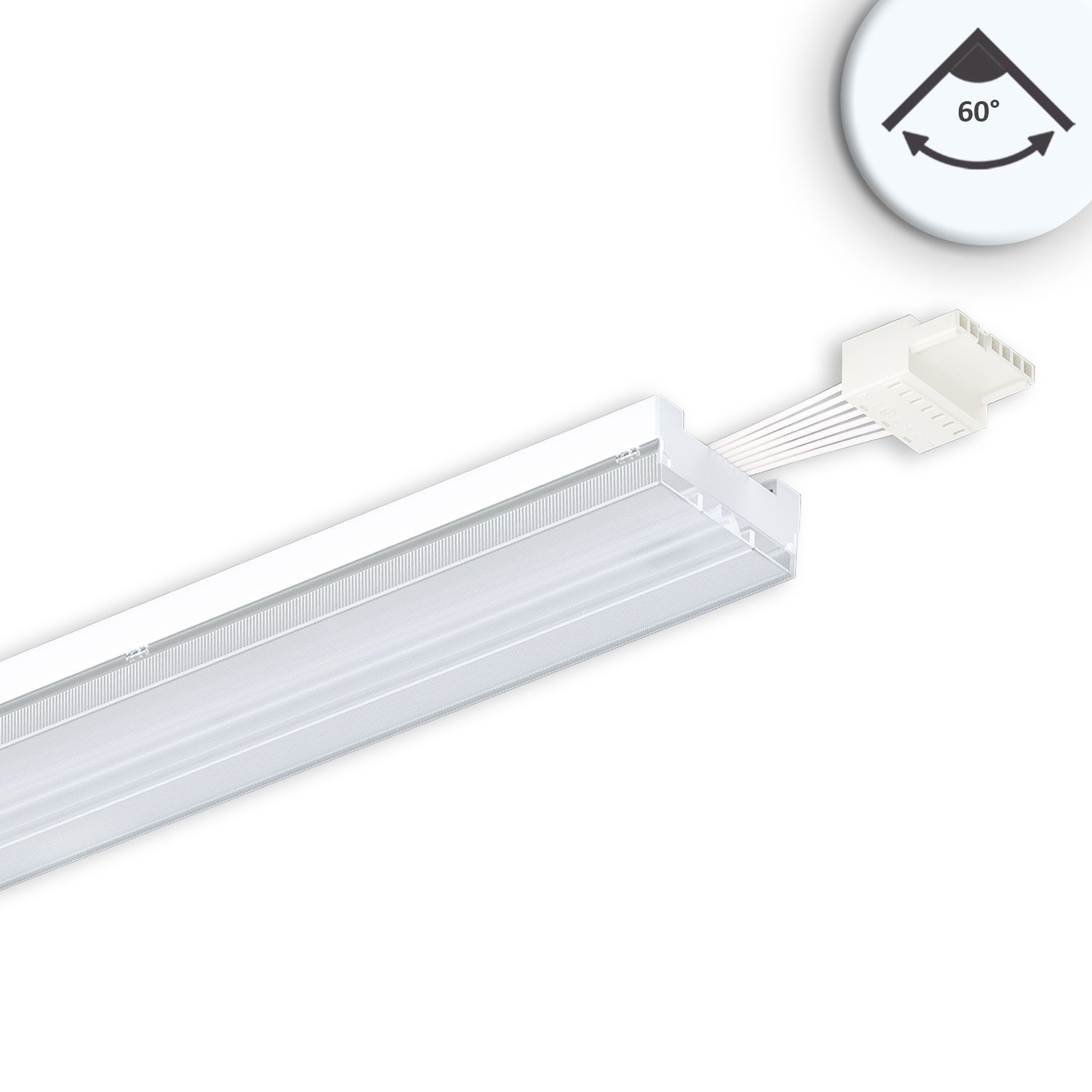 ISOLED FastFix LED Linearsystem R PRO Modul 1472mm, 30-75W, 5000K, 60°, 180lm/W, DALI dimmbar ISOLED FastFix LED Linearsystem R PRO Modul 1472mm, 30-75W, 5000K, 60°, 180lm/W, DALI dimmbar - 1