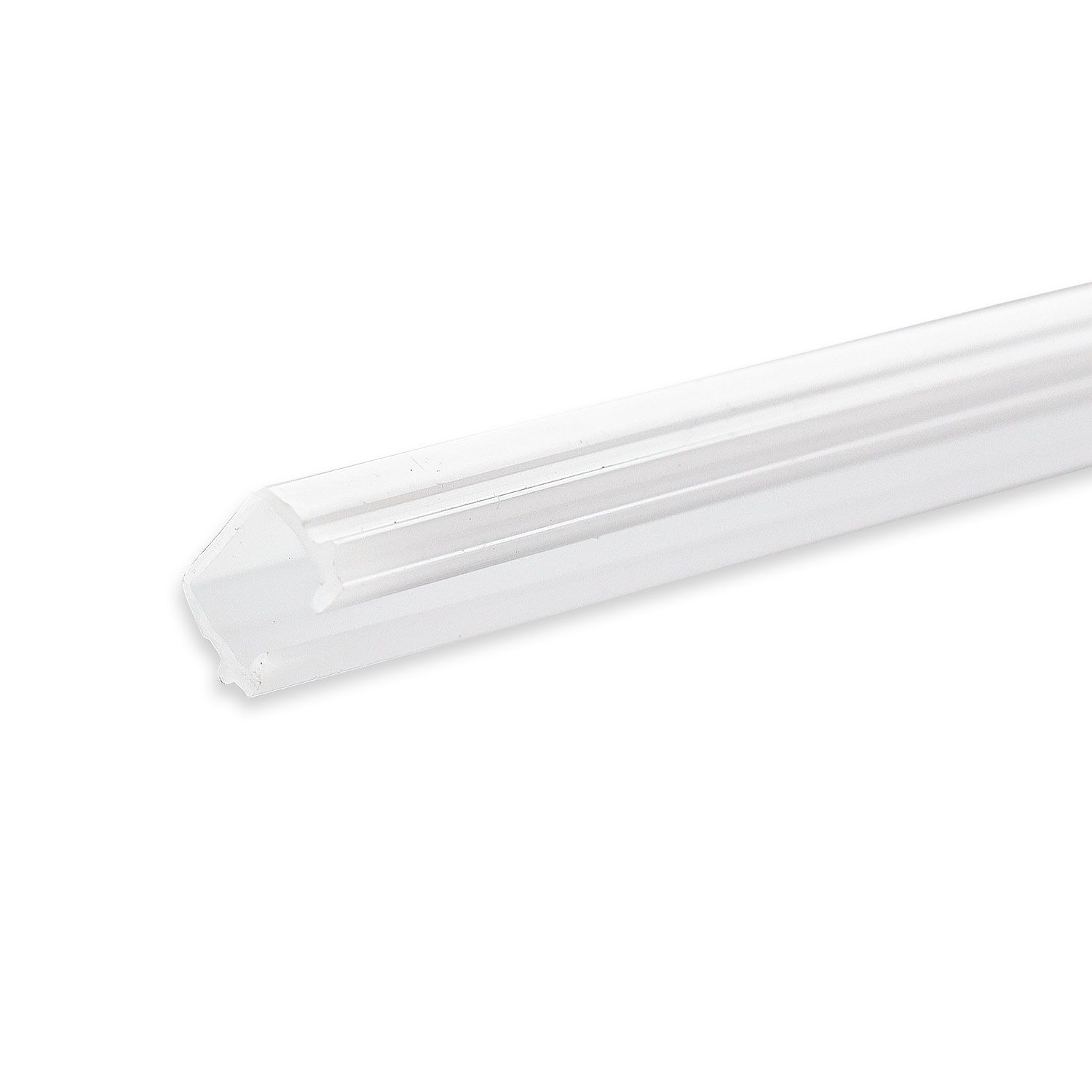 ISOLED Gardinen-Inlay weiß, Innenformat B=9.7 H=6.5mm Schlitz 6mm, 200cm - 2