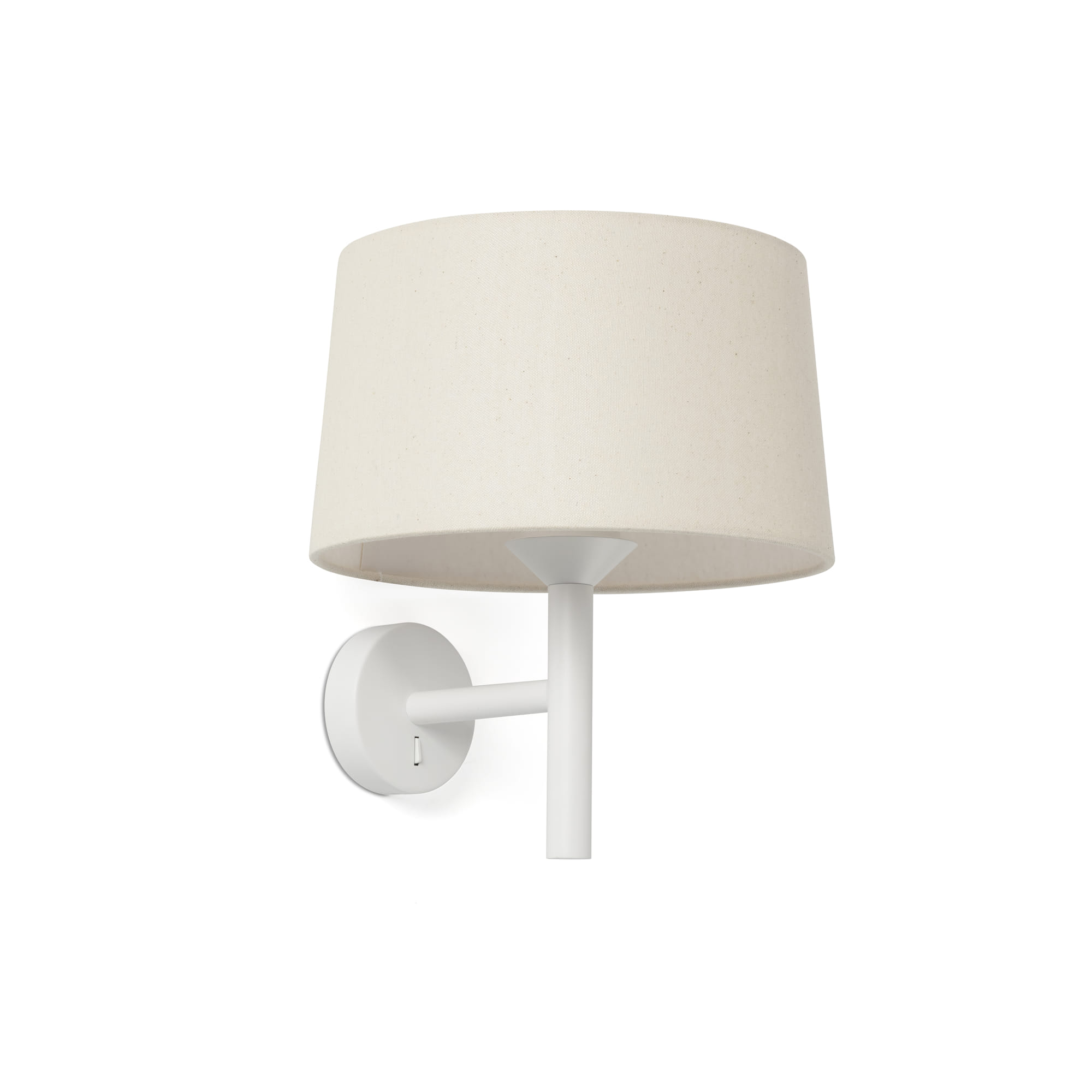 Faro WINDSOR weiß/Leinen Wandleuchte Faro WINDSOR weiß/Leinen Wandleuchte - Produktbild 1