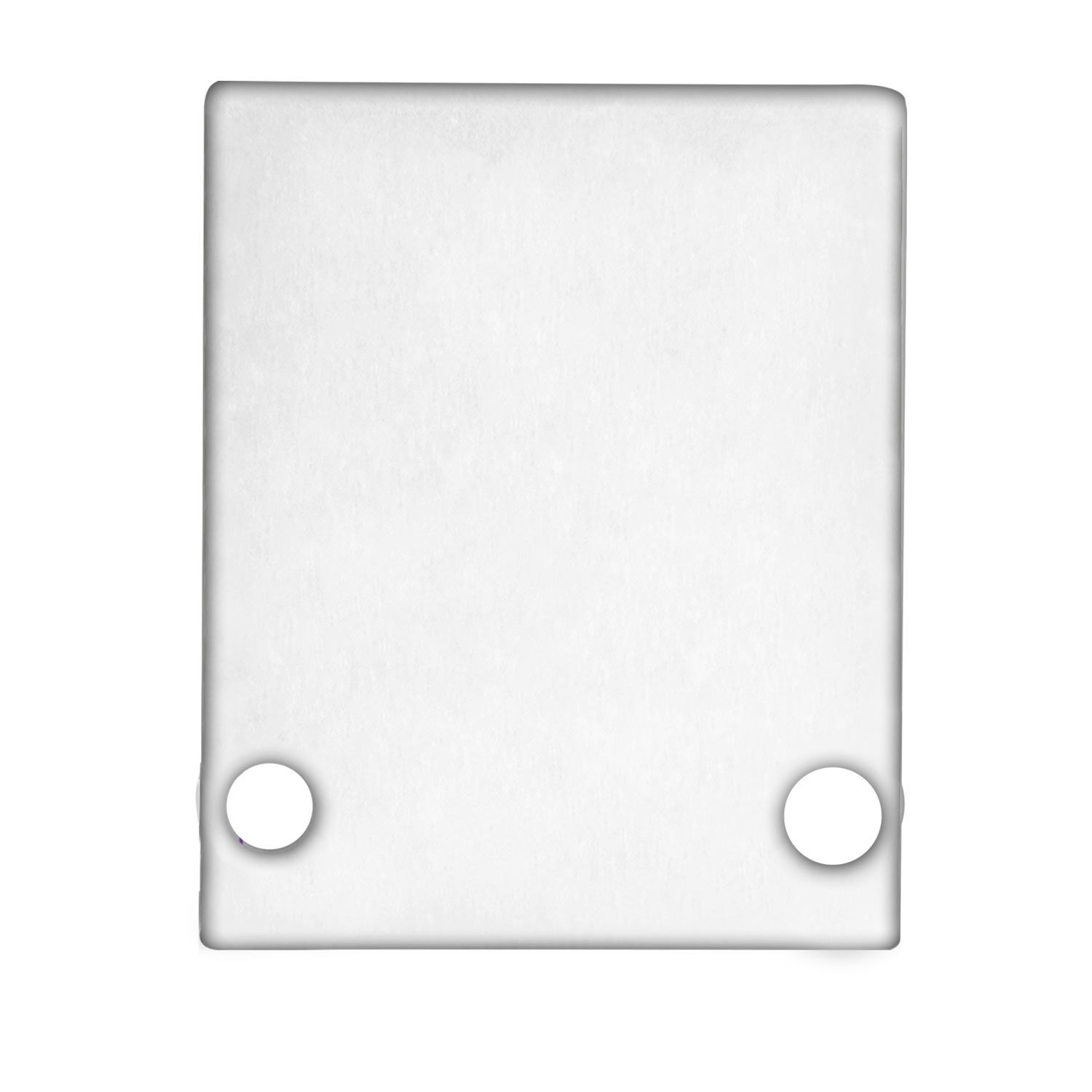 ISOLED Endkappe EC89W Aluminium weiß RAL 9003 für Profil HIDE SINGLE inkl. Schrauben ISOLED Endkappe EC89W Aluminium weiß RAL 9003 für Profil HIDE SINGLE inkl. Schrauben - 1